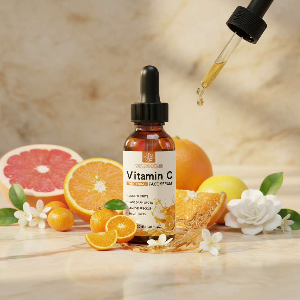 Sérum Vitamine C - Fond Marbre Doré